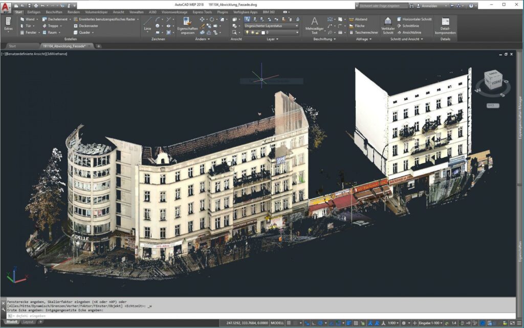 Die Sanierung einer historischen Fassade in Berlin mit 3D-Laserscann