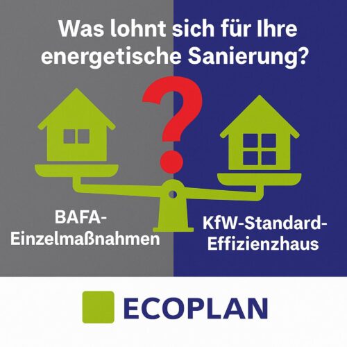 Unterschied BAFA-Einzelmaßnahmen vs. KfW-Standard-Effizienzhaus: Was lohnt sich für Ihre energetische Sanierung? cover